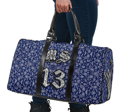 MS 13 Travel Bag Blue Bandana