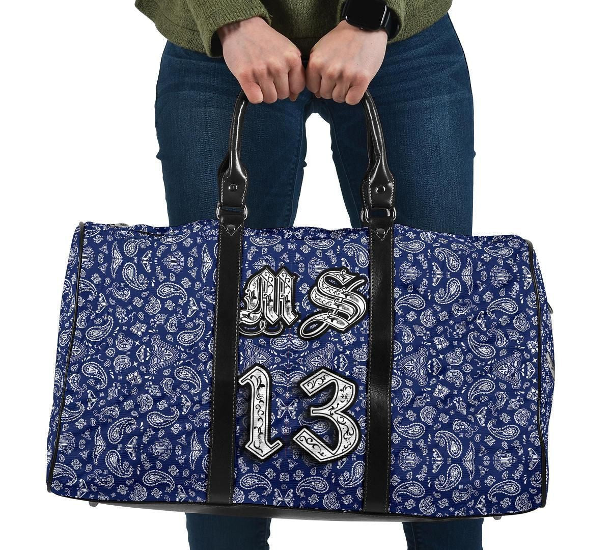 MS 13 Travel Bag Blue Bandana