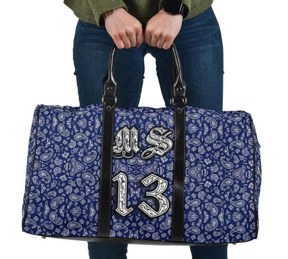 MS 13 Travel Bag Blue Bandana