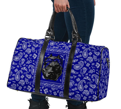 Crips Gang Bulldog Travel Bag