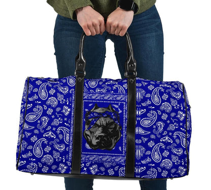 Crips Gang Bulldog Travel Bag
