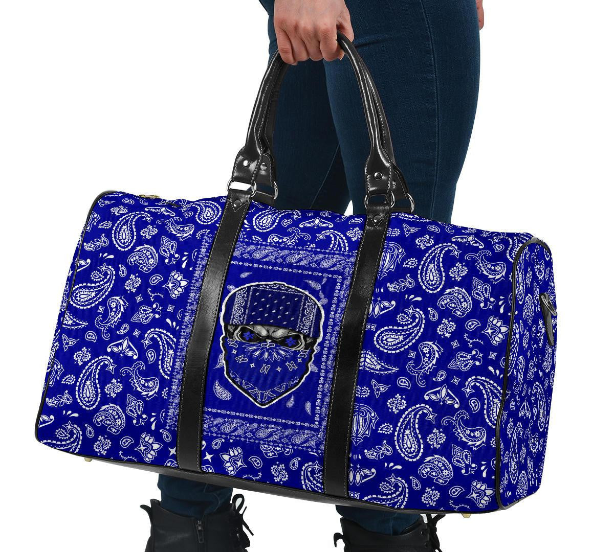 Crips Gang Skull Travel Bag