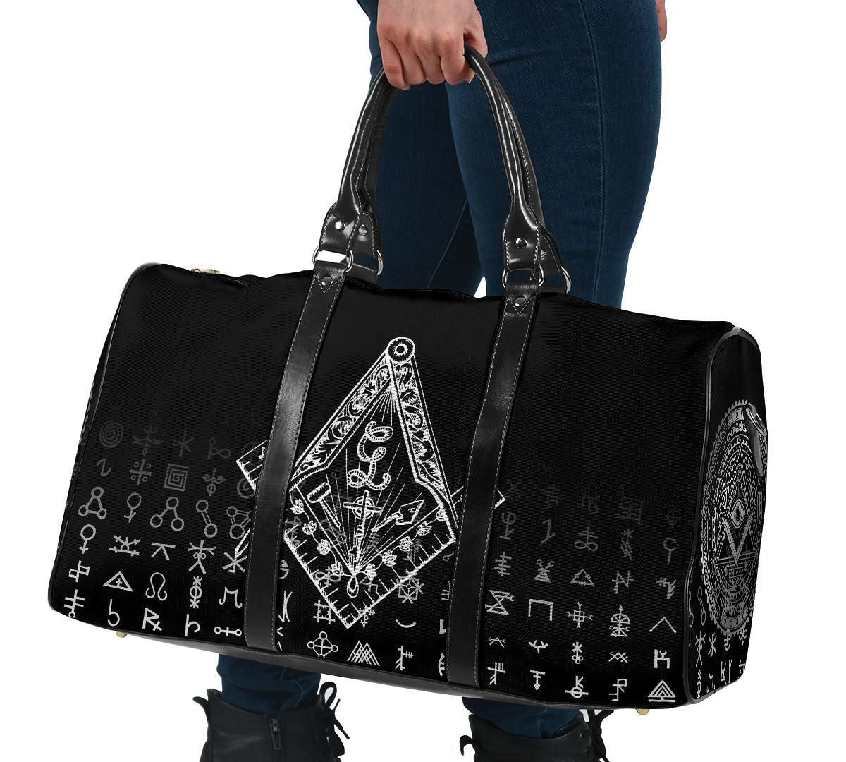 Freemasonry Tattoo Travel Bag
