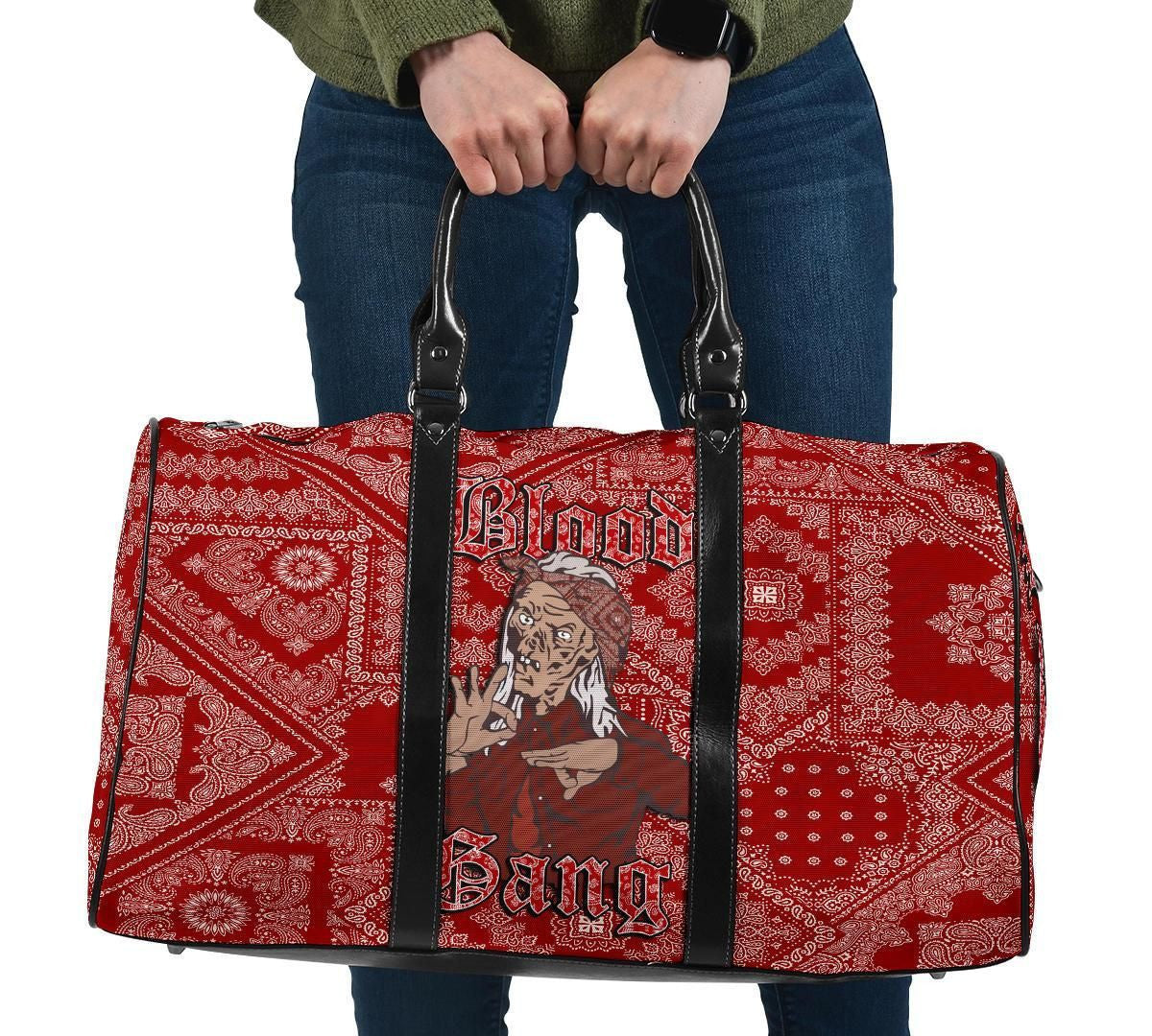 Blood Gang Travel Bag Red Paisley