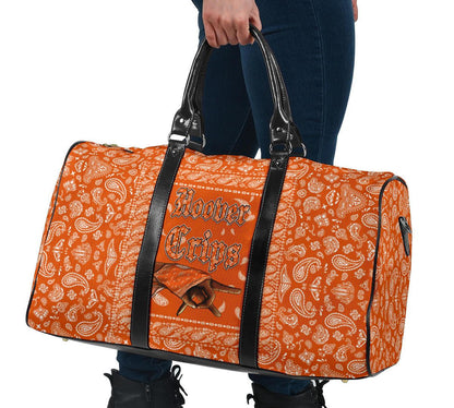 Hoover Crips Travel Bags Orange Bandana