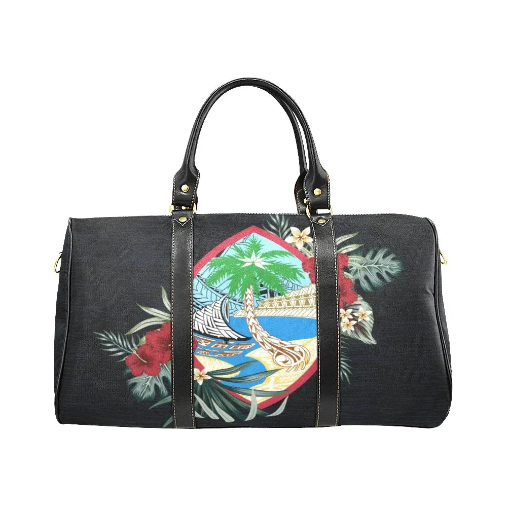 Guam Hibiscus Coat Of Arms Travel Bag