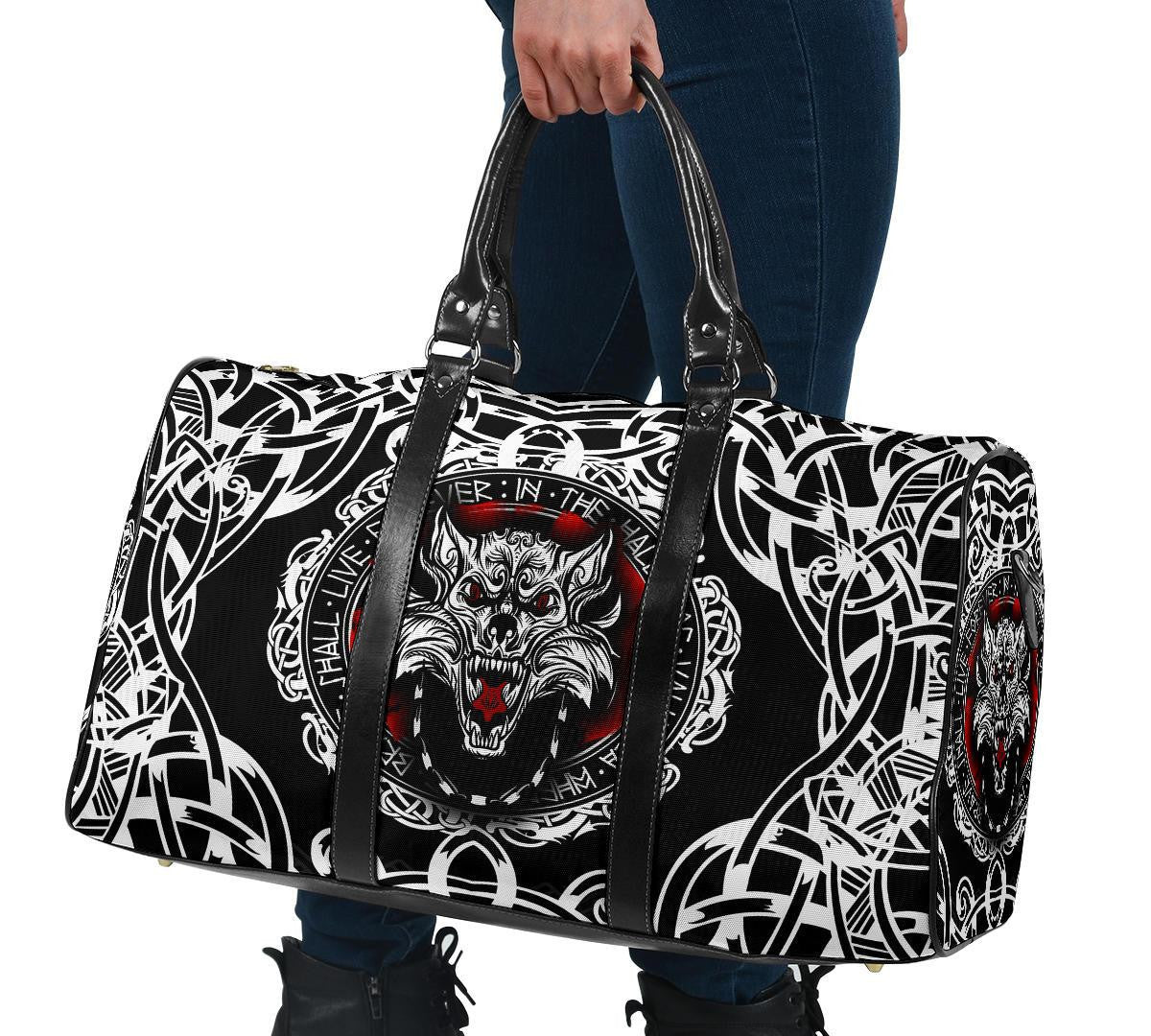 Viking Fenrir Wolf Travel Bag