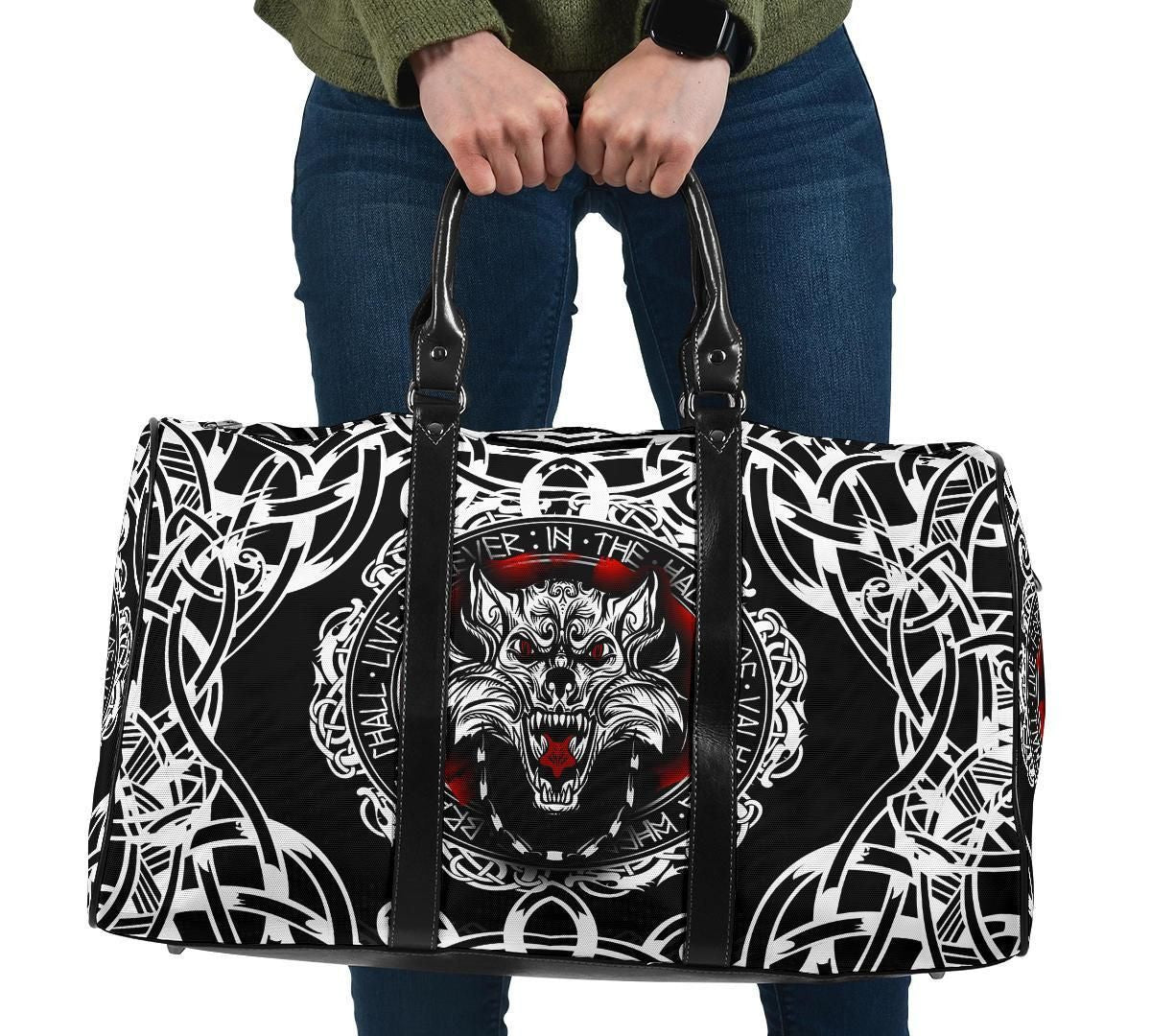 Viking Fenrir Wolf Travel Bag