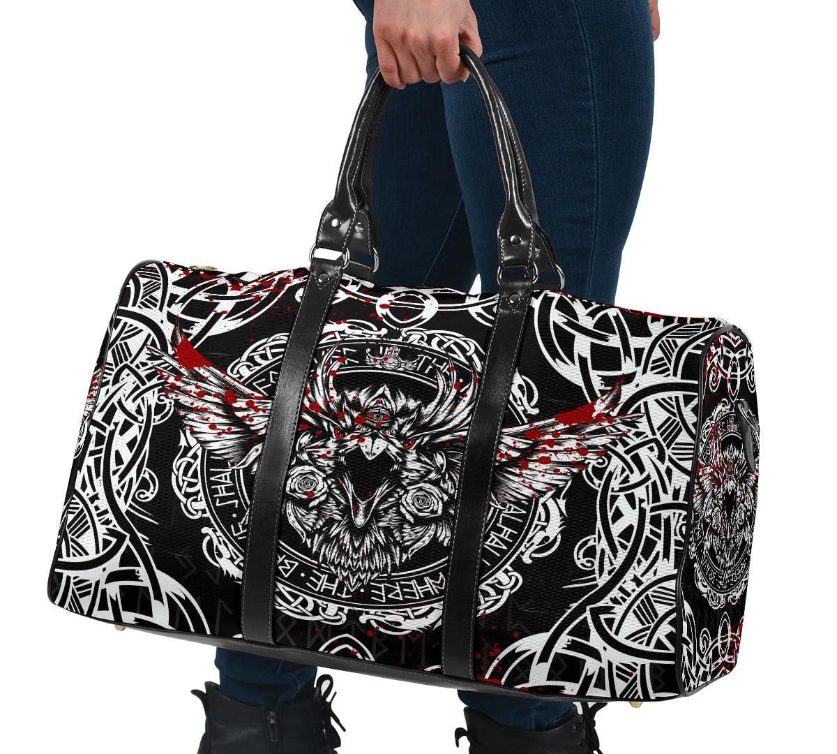 Viking Raven Blood Travel Bag