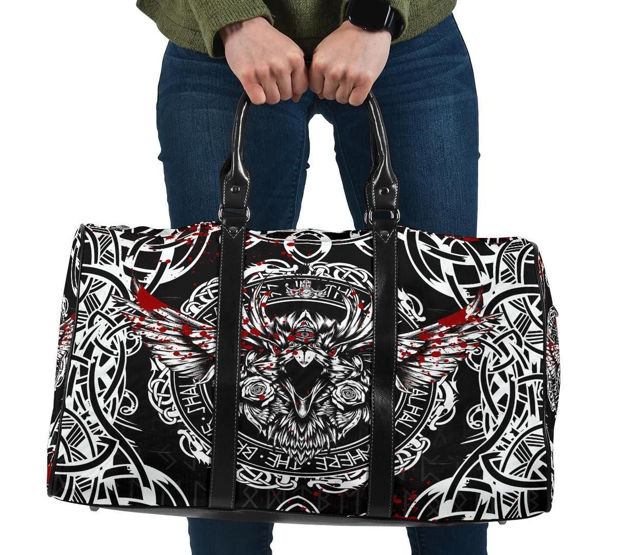 Viking Raven Blood Travel Bag