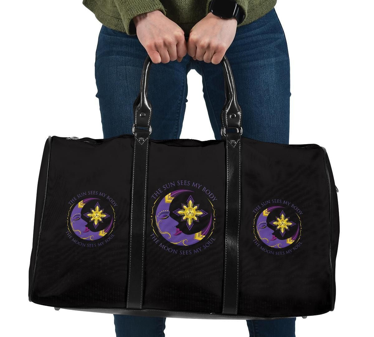 Celticone Wicca Travel Bag The Moon Sees My Soul