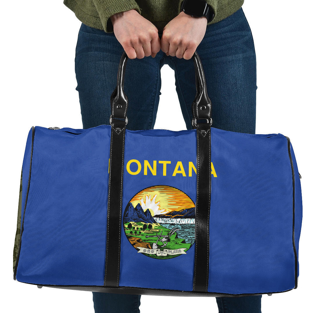 Travel Bag Flag Of Montana Travel Bag