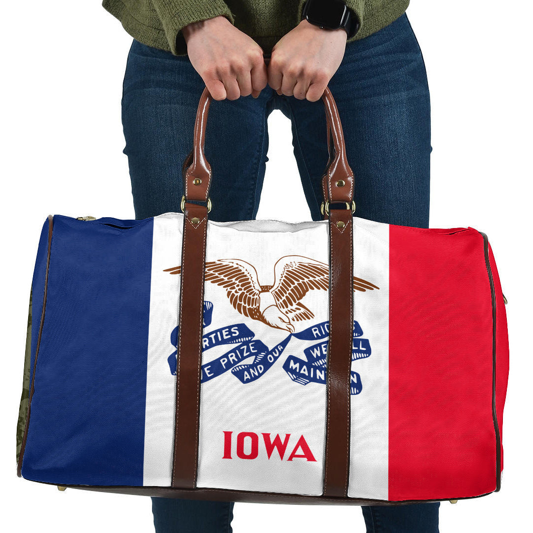 Travel Bag Flag Of Iowa Travel Bag
