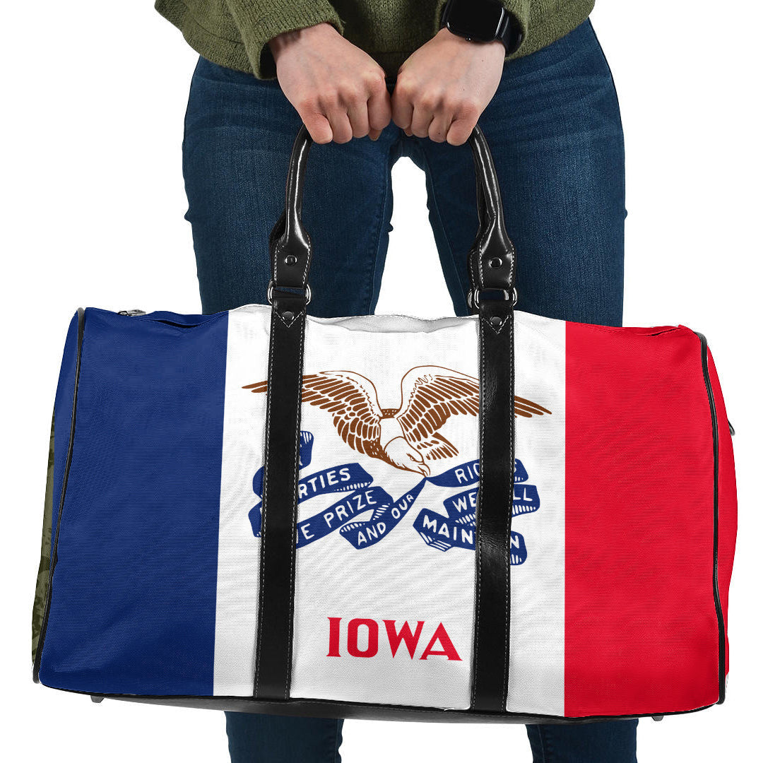 Travel Bag Flag Of Iowa Travel Bag