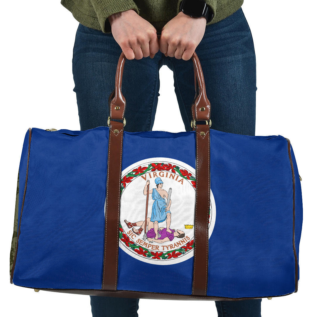 Travel Bag Flag of Commonwealth Of Virginia Travel Bag