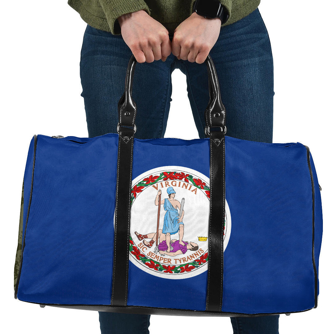 Travel Bag Flag of Commonwealth Of Virginia Travel Bag