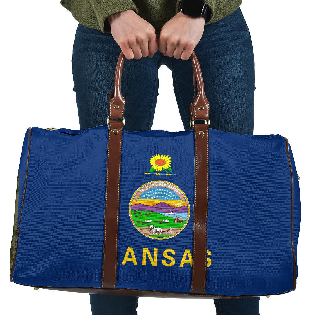 Travel Bag Flag Of Kansas Travel Bag