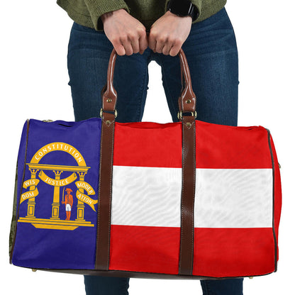 Travel Bag Flag Of The State Of Georgia 1902 1906 Travel Bag