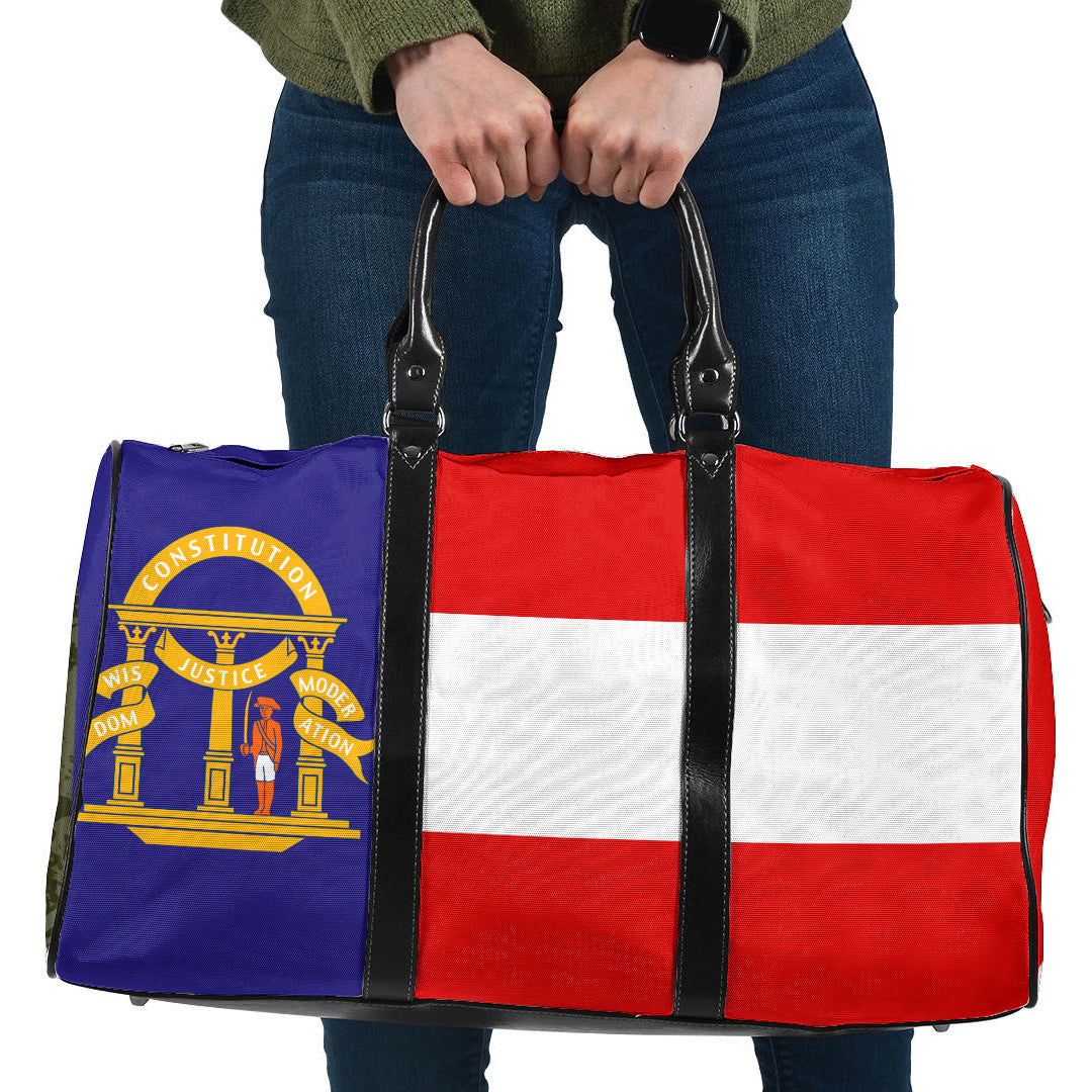 Travel Bag Flag Of The State Of Georgia 1902 1906 Travel Bag