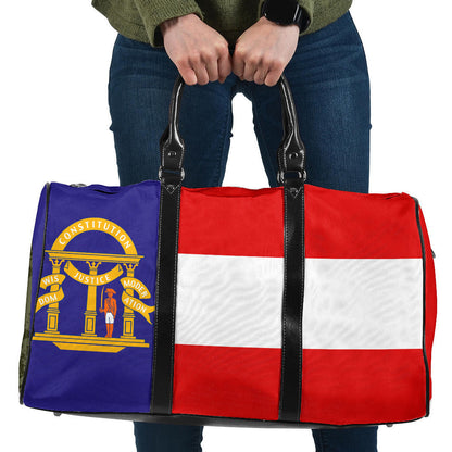 Travel Bag Flag Of The State Of Georgia 1902 1906 Travel Bag