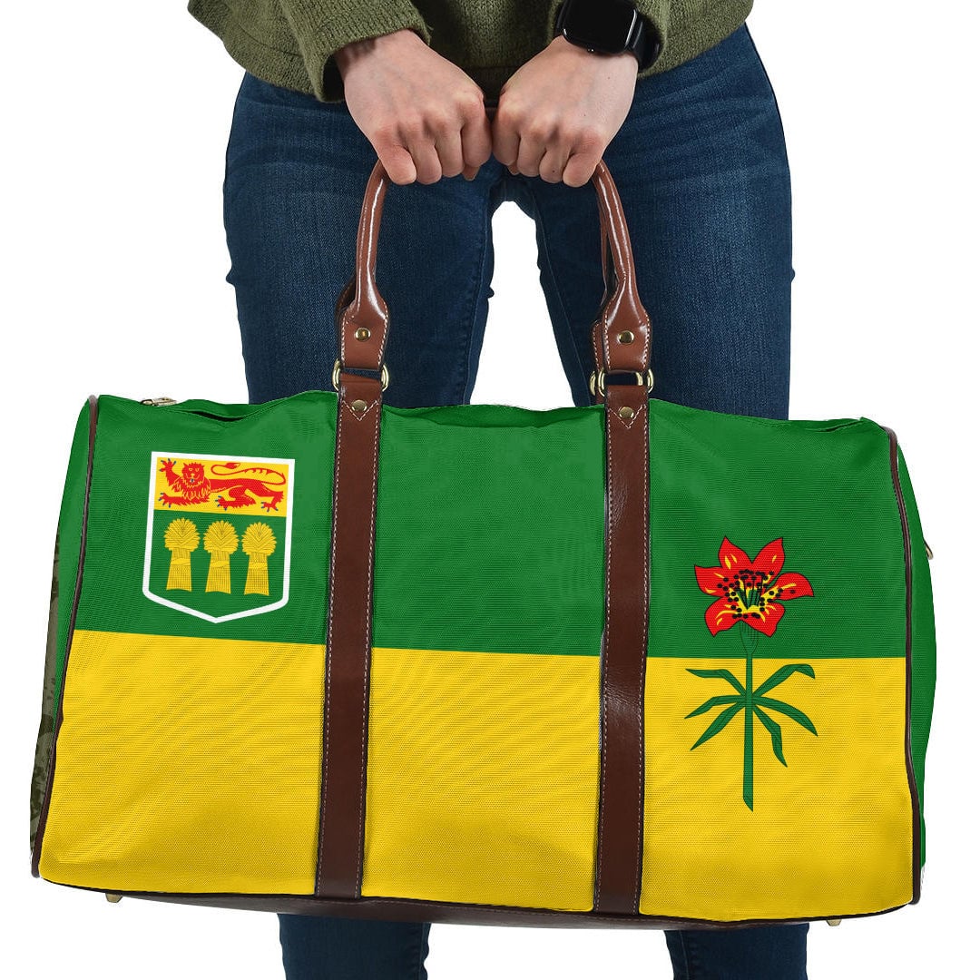 Travel Bag Canada Flag Of Saskatchewan Travel Bag