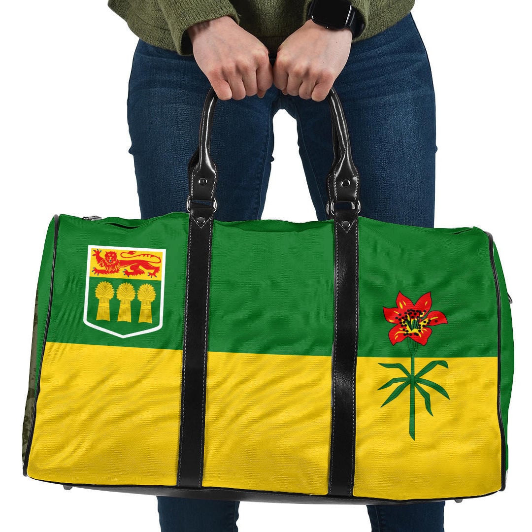 Travel Bag Canada Flag Of Saskatchewan Travel Bag