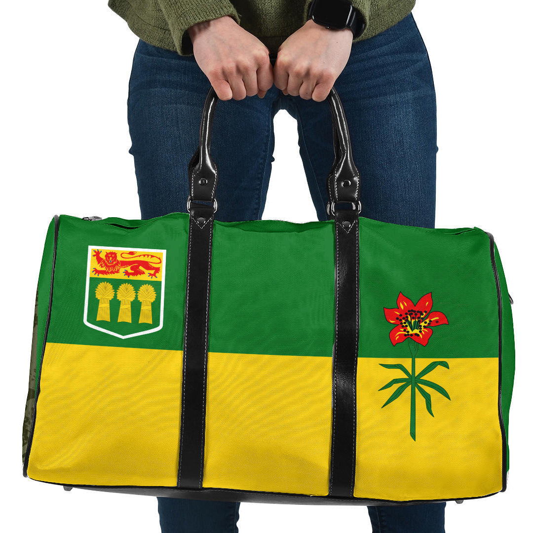 Travel Bag Canada Flag Of Saskatchewan Travel Bag