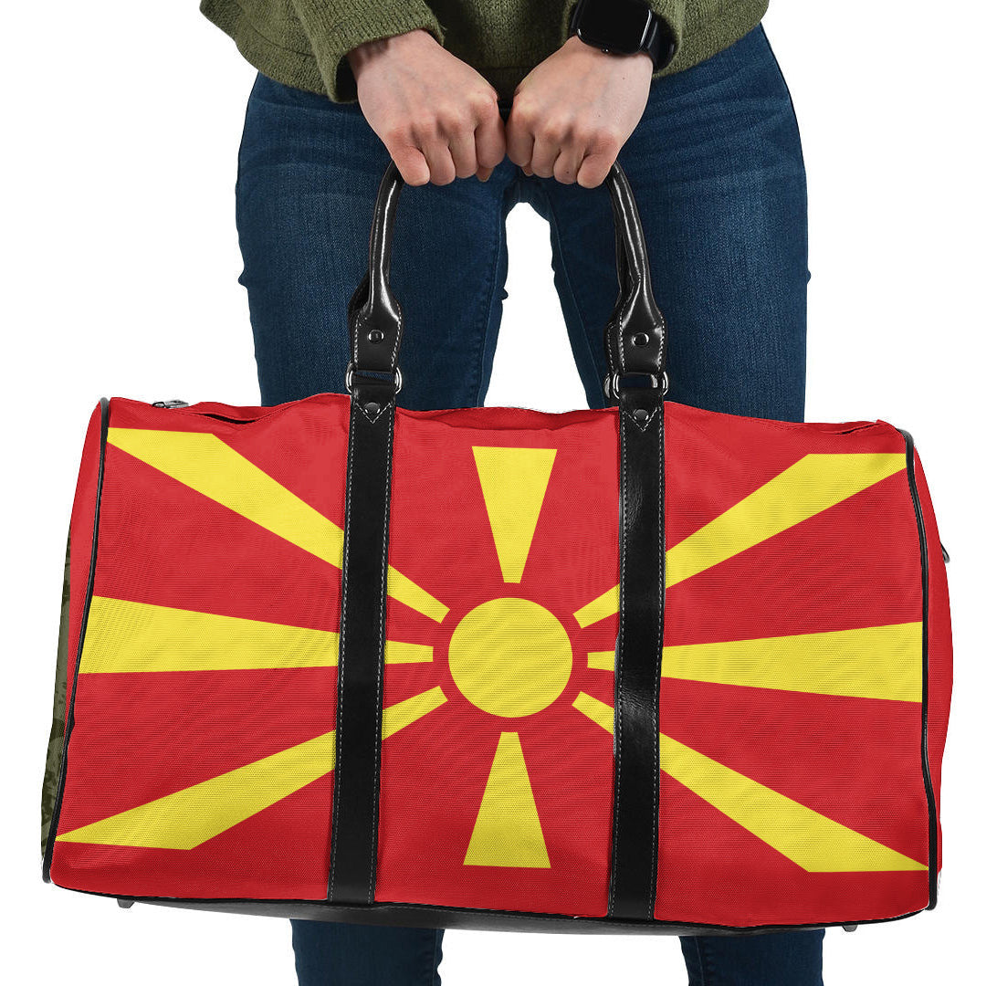 Travel Bag Flag of North Macedonia Travel Bag