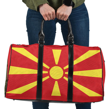 Travel Bag Flag of North Macedonia Travel Bag