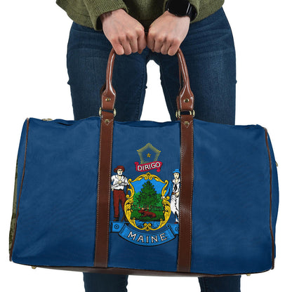Travel Bag Flag Of Maine Travel Bag