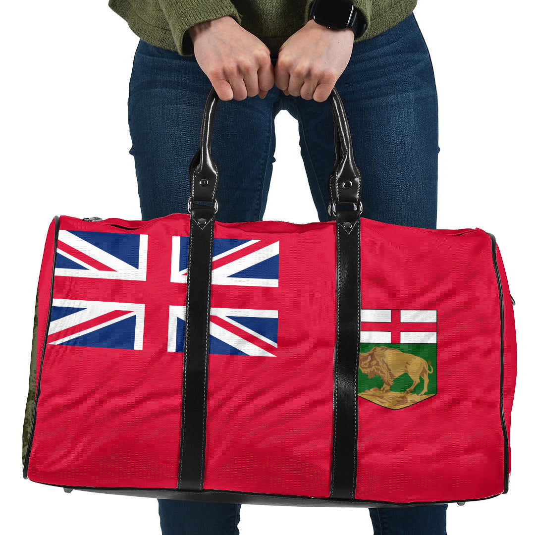 Travel Bag Canada Flag Of Manitoba Travel Bag