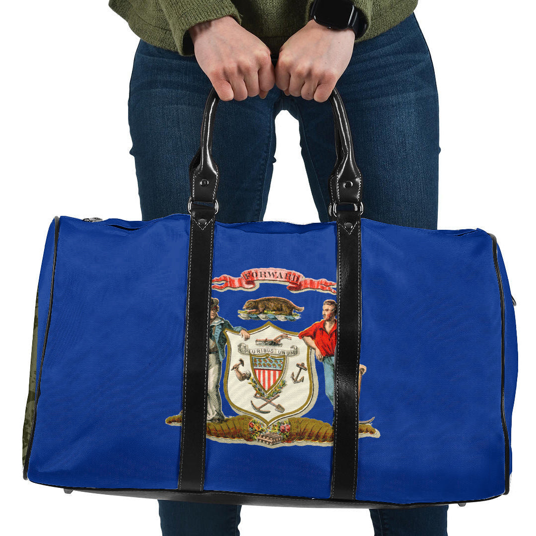 Travel Bag Flag Of Wisconsin 1866 1913 Travel Bag