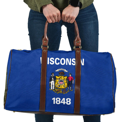 Travel Bag Flag Of Wisconsin Travel Bag
