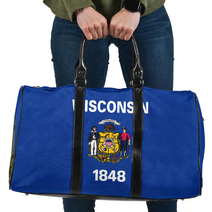 Travel Bag Flag Of Wisconsin Travel Bag