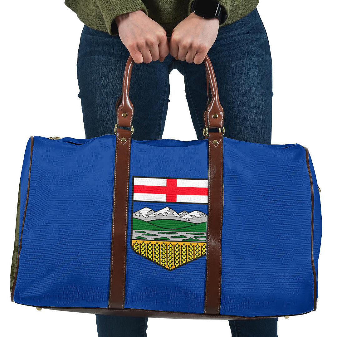Travel Bag Canada Flag Of Alberta Travel Bag