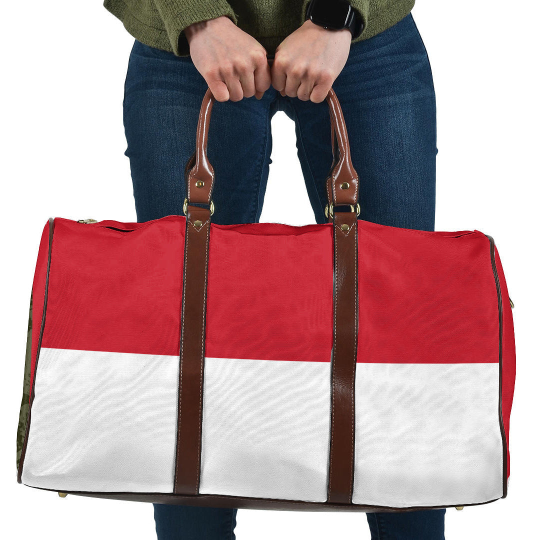 Travel Bag Flag of Monaco Travel Bag