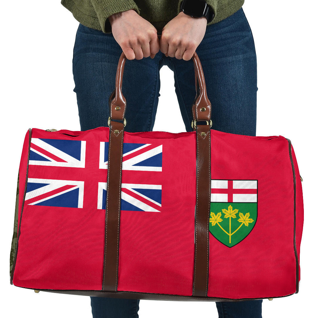 Travel Bag Canada Flag Of Ontario Travel Bag