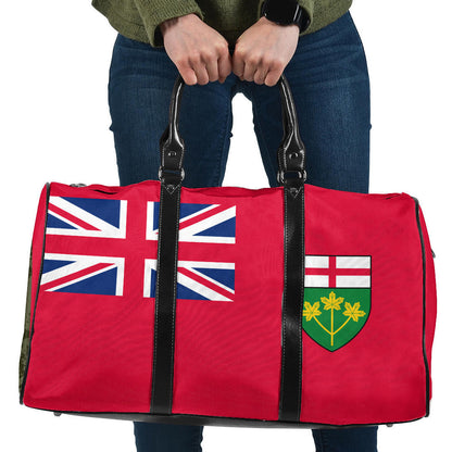 Travel Bag Canada Flag Of Ontario Travel Bag