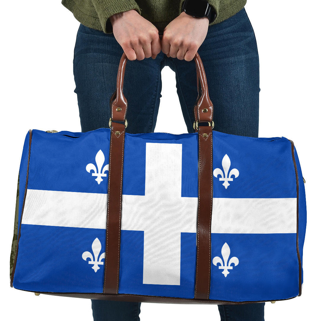 Travel Bag Canada Flag Of Quebec Travel Bag