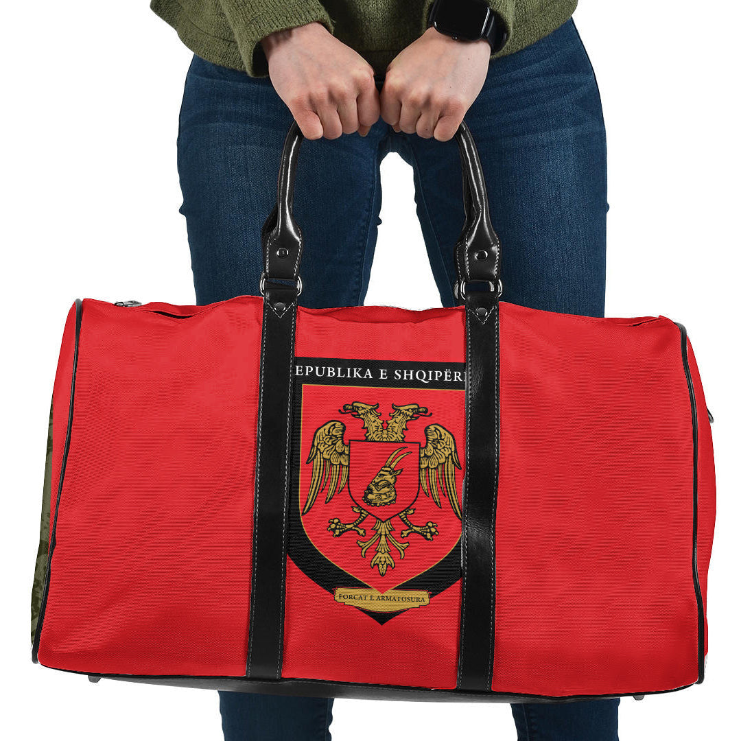 Travel Bag Flag of Albania Albanian Armed Forces Travel Bag