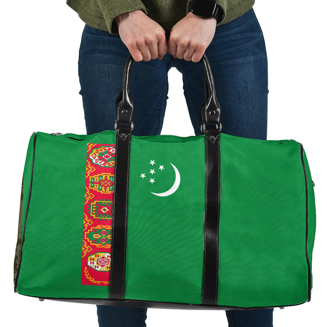 Travel Bag Flag of Turkmenistan Travel Bag