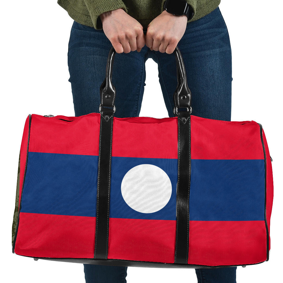 Travel Bag Flag of Laos Travel Bag