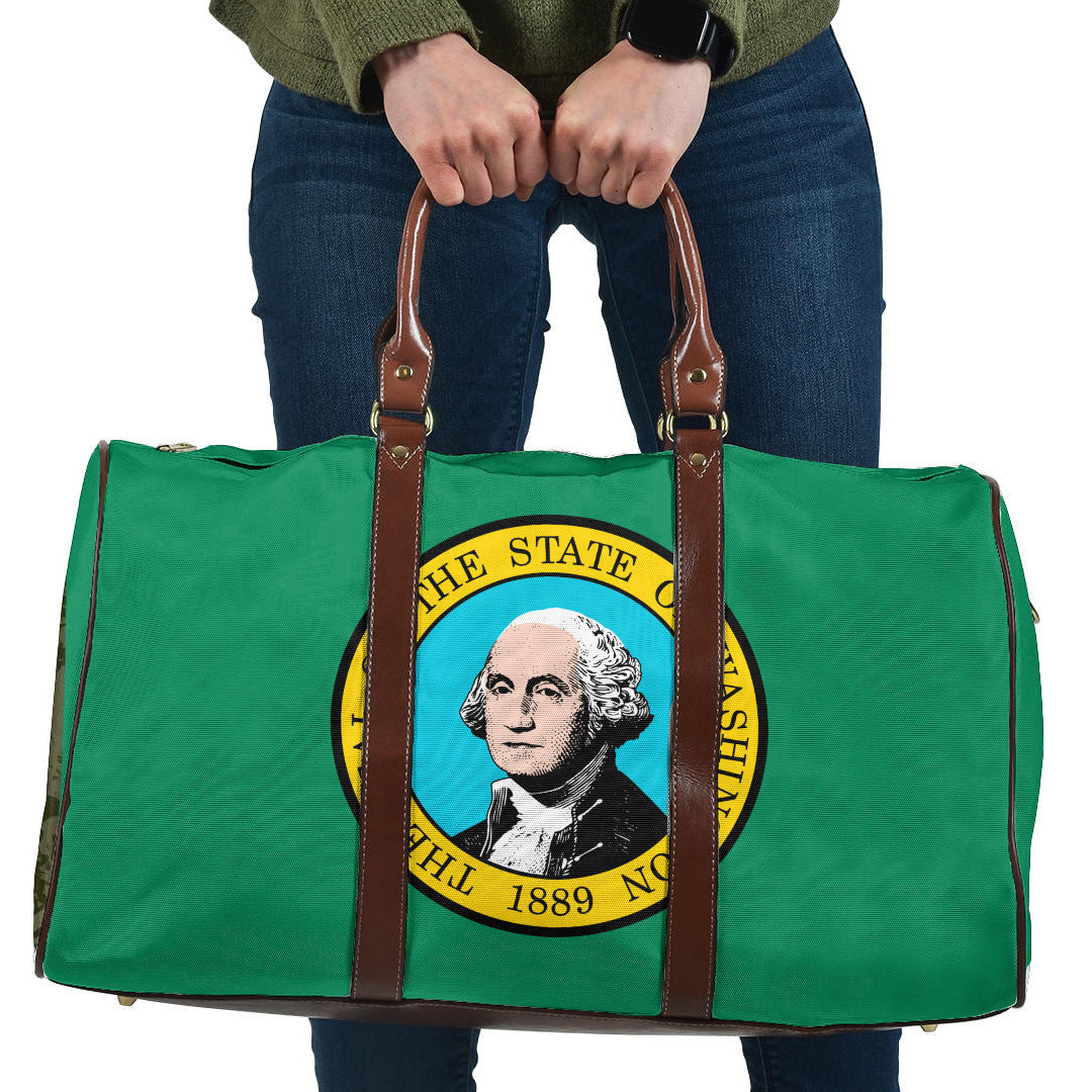 Travel Bag Flag Of Washington Travel Bag