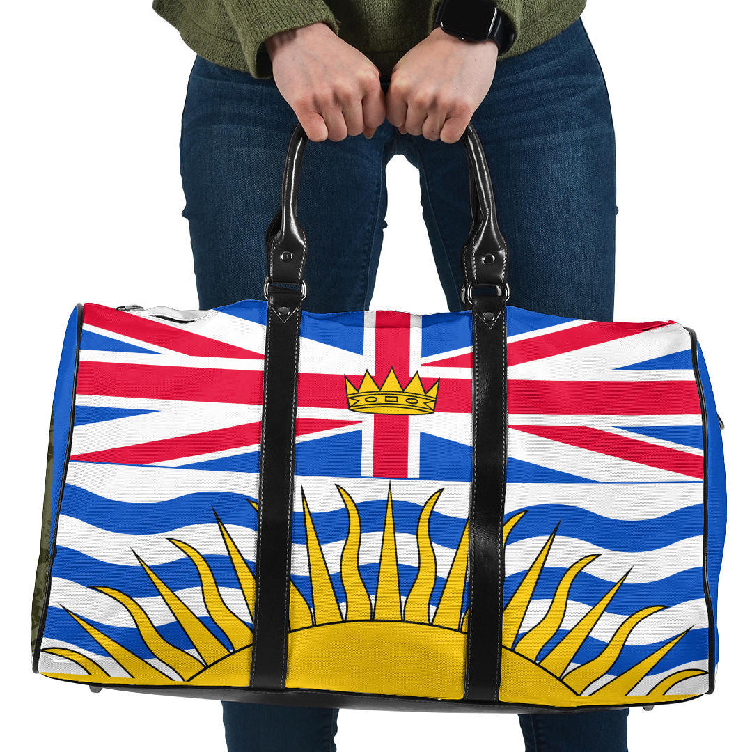 Travel Bag Canada Flag Of British Columbia Travel Bag
