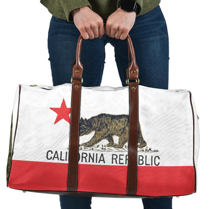 Travel Bag Flag Of California 1909 Travel Bag