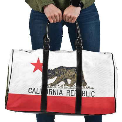 Travel Bag Flag Of California 1909 Travel Bag