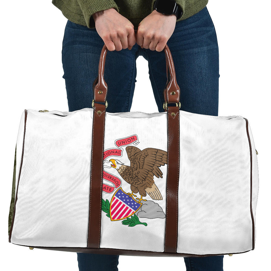 Travel Bag Flag Of Illinois 1915 1969 Travel Bag