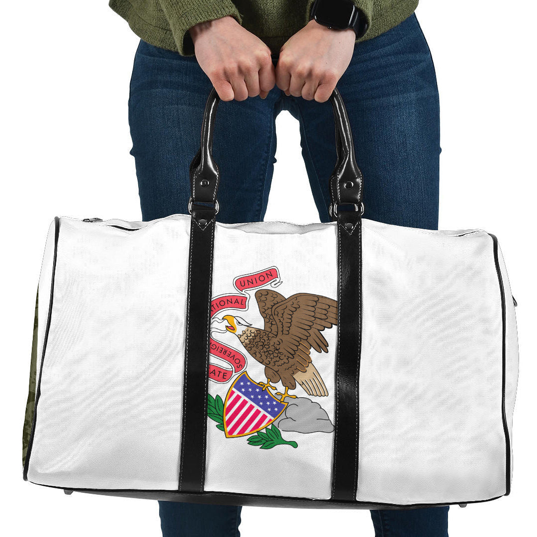 Travel Bag Flag Of Illinois 1915 1969 Travel Bag