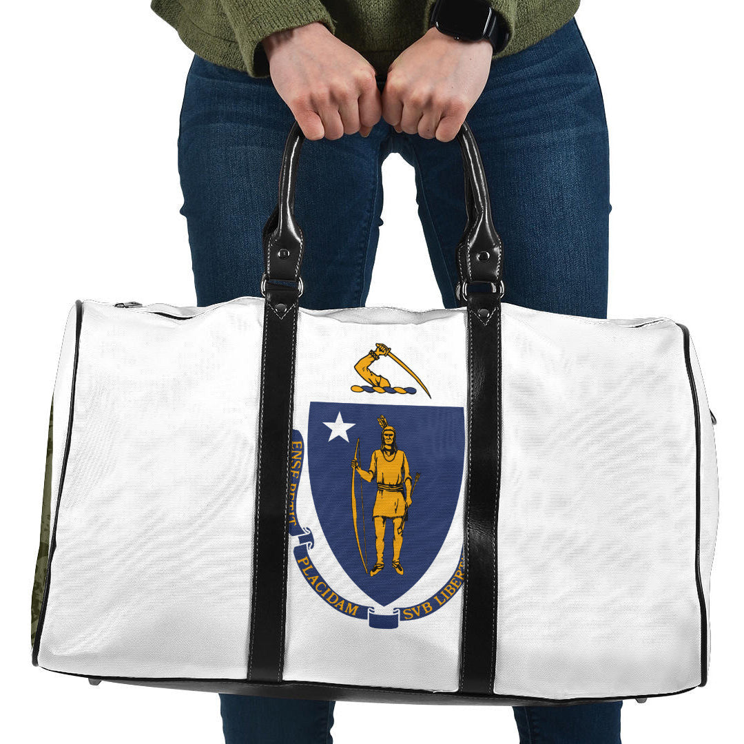 Travel Bag Flag of Massachusetts Travel Bag