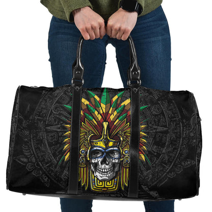 Bag Aztec Warrior Skull Mask Travel Bag